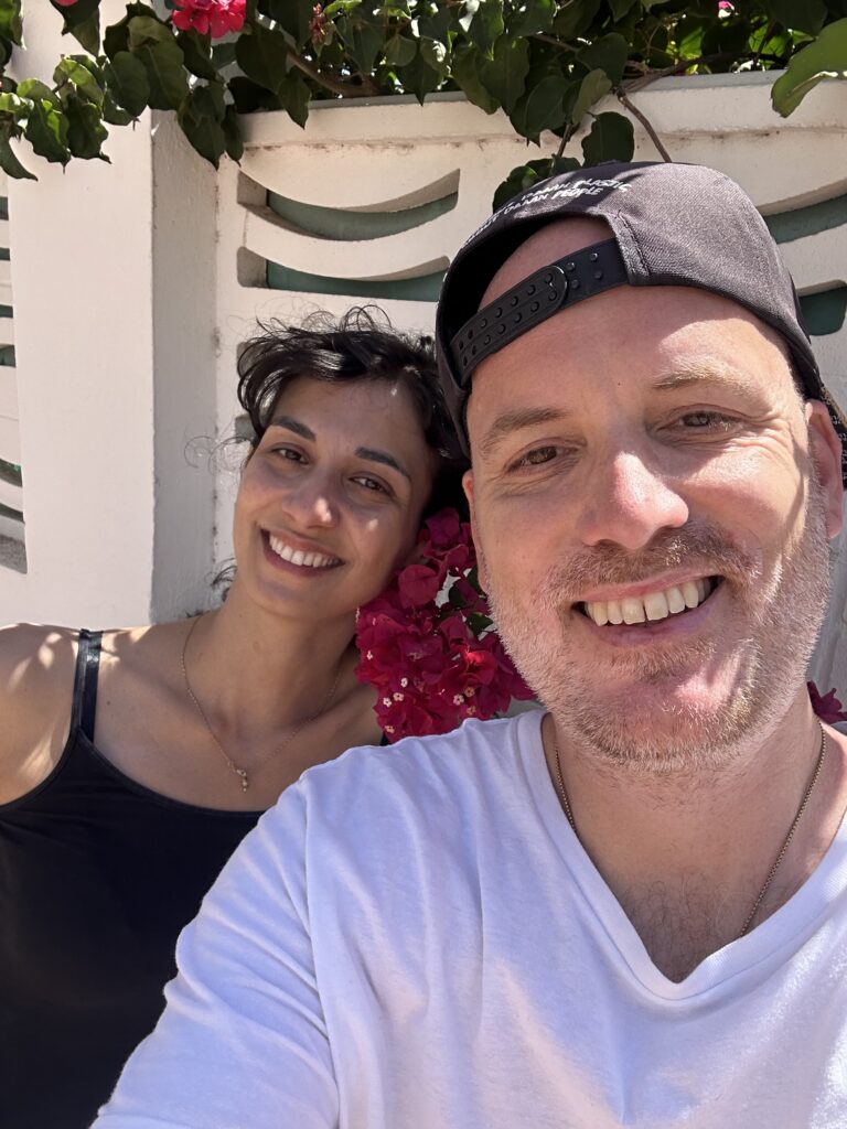 Ein Power-Paar: Anahita und Lars Amend (Foto: Lars Amend privat)