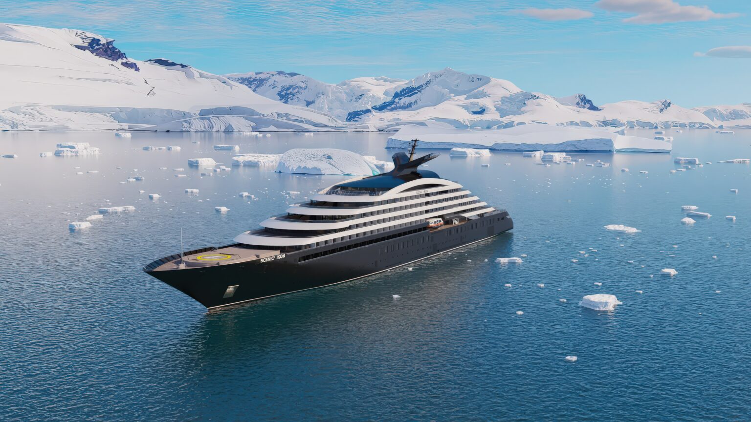Die neue Scenic Ikon ist als drittes Schiff der Discovery-Yacht-Flotte konzipiert